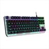 KEYBOARD MECHANICAL AULA AEGIS TKL RGB Iluminated TACTILE BLUE switch, 316536