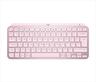 KEYBOARD WIRELESS LOGITECH MX Keys Mini Rose Logi Bolt ready, w/Bluetooth 920-010500