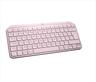 KEYBOARD WIRELESS LOGITECH MX Keys Mini Rose Logi Bolt ready, w/Bluetooth 920-010500