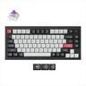 KEYBOARD MECHANICAL KEYCHRON Q1 HE QMK/VIA RGB Al. body, 75% HS Gateron Nebula switch, 2.4 GHz & BT, Carbon Black, w/knob, Q1H-M1