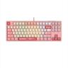 KEYBOARD MECHANICAL A4TECH Bloody S87 TKL, Hot-swappable, BLMS RED PLUS Switch, RGB Backlit, Energy Pink