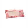 KEYBOARD MECHANICAL A4TECH Bloody S87 TKL, Hot-swappable, BLMS RED PLUS Switch, RGB Backlit, Energy Pink