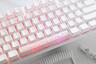 KEYBOARD MECHANICAL DUCKY ONE 3 CLASSIC PURE WHITE RGB TKL PBT Double-shot keycaps HOT-SWAPPABLE Cherry MX Silent Red, DKON2187ST-SUSPDPWWWSC1