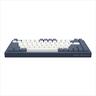 KEYBOARD MECHANICAL DARK PROJECT KD83A IVORY/NAVY BLUE 75% HS RGB linear G3ms Sapphire switch, +4 switch, Volume Control ANSI layout