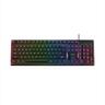 KEYBOARD WIRED USB NOXO FUSIONLIGHT, GAMING KEYBOARD, RAINBOW BACKLIGHT,ANTI-GHOSTING FOR MAIN KEYS,  BLACK