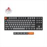 KEYBOARD MECHANICAL KEYCHRON K8 MAX HS TKL RGB Keychron super Red switch, Multi-Device 2.4 GHz & BT Black, K8M-H1