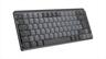 KEYBOARD WIRELESS LOGITECH MX MECHANICAL MINI FOR MAC MINIMALISTIC TACTILE QUIET switch Graphite Logi Bolt, w/Bluetooth, 920-010837