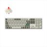 KEYBOARD MECHANICAL KEYCHRON Q6 MAX QMK/VIA RGB FULL SIZE Al. body, HS Gateron Jupiter RED Multi-Device (2.4Ghz & BT), Shell White,w/knob,Q6M-P1