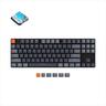 KEYBOARD MECHANICAL KEYCHRON K1 SE HS AL TOP CASE LOW PROFILE RGB LED TKL Gateron Blue switch Multi-Device(Wired+Bluetooth)Black, K1SE-H2