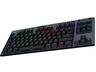 KEYBOARD MECHANICAL LOGITECH G915X LIGHTSPEED TKL WIRELESS RGB GL TACTILE BLACK w/bluetooth, 920-012737