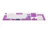 KEYBOARD MECHANICAL KEYCAPS DARK PROJECT CANDY K PBT ,(ANSI & ISO LAYUOT 177PCS), White/Pink, KS-1090