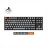 KEYBOARD MECHANICAL KEYCHRON K8 MAX HS TKL RGB Keychron super Brown switch, Multi-Device 2.4 GHz & BT Black, K8M-H3
