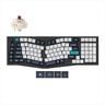KEYBOARD MECHANICAL KEYCHRON Q13 MAX ALUMINIUM RGB LED FULLSIZE Fully Assembled Gateron Jupiter red switch, 2.4Ghz + BT, Carbon black, Q13M-M1