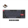 KEYBOARD MECHANICAL KEYCHRON K3 PRO QMK/VIA HS LP RGB LED 75% Gateron Brown switch Multi-Device (Wired+Bluetooth), Black, K3P-H3
