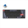 KEYBOARD MECHANICAL KEYCHRON K2 PRO QMK/VIA HS RGB LED 75% Keychron K PRO Blue switch Multi-Device (Wired+Bluetooth), Black, K2P-H2