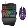COMBO KEYPAD AND MOUSE WIRED EXTRALINK GAMING TF900 RGB Illumination Black