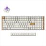 KEYBOARD WIRELESS MECHANICAL KEYCHRON K4 HE Special Edition, HS, RGB LED, Full Size, Gateron Double-Rail Magnetic Switch, OSA PBT, White, K4H-Q1