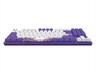 KEYBOARD MECHANICAL DARK PROJECT 87 VIOLET HORIZONS TKL RGB linear G3ms Sapphire switch ANSI layout