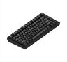 KEYBOARD MECHANICAL DARK PROJECT ALU81A TERRA NOSTRA BLACK HS RGB linear mechanical switches G3ms Moonstone- Pre-lubed, +4 switch, COILED CABLE ANSI layout