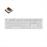KEYBOARD MECHANICAL KEYCHRON K5 PRO QMK/VIA LP RGB LED FULL SIZE Gateron Brown switch Multi-Device (Wired+Bluetooth), White, K5P-P3