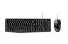 COMBO KEYBOARD AND MOUSE WIRED GENIUS KM-170 Black