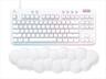 KEYBOARD MECHANICAL LOGITECH G713 TKL RGB GX TACTILE WHITE MIST, 920-010422