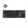 KEYBOARD MECHANICAL KEYCHRON K1 PRO QMK/VIA LP RGB LED TKL Gateron Brown switch Multi-Device (Wired+Bluetooth), Black, K1P-B3