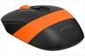MOUSE WIRELESS USB A4TECH FSTYLER FG10S Silent, Orange