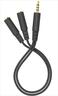 CABLES AUDIO 2x 3,5MM Female to 1x 3,5MM Male, A4Tech AD-3P