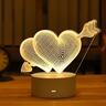 GAME FIGURINE HEART 3D EXTRALINK NIGHT LAMP