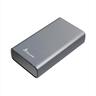 POWER BANK EXTRALINK EPB-126 20000mAh (45W Fast charge)  w/digital display, input (USB-C) /output(USB-A), Silver