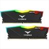 RAM DDR4 16GB(2x8GB) 3200MHz CL16 TEAM GROUP T-FORCE DELTA RGB, TF3D416G3200HC16CDC01 black