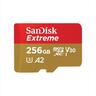 MEMORY CARD SANDISK MICRO-SDXC UHS-I 256GB EXTREME C10 w/adapter 190mb/s V30, U3, SDSQXAV-256G-GN6MA