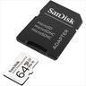MEMORY CARD SANDISK High Endurance MICRO-SDXC UHS-I 64GB A1C10 w/adapter 100mb/s SDSQQNR-064G-GN6IA