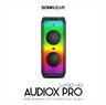 SPEAKERS KARAOKE BLUETOOTH SONICGEAR AudioX Pro 1200HD PORTABLE SPEAKER 220W (up to 3,5 hours) w/2 UHF Wireless microphone, lightning efect