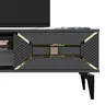 475OLV1158 Тв комода Yumedi - Anthracite, Gold