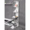 225-000028 Полица за книги mini Tars Бела 50x22x150cm