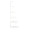 225-000028 Полица за книги mini Tars Бела 50x22x150cm