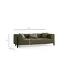 560ARE2369 Софа Gio 3 Seater - Green