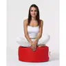 248FRN1312 Bean Bag Round Pouf - Red