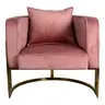 357-000021 Фотелја Roblu темно розева 72x77.4x70cm