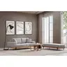 560ARE2121 Софа Eti Oak 3 Seater -Grey