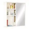 176-000197 Bagno бањарски шкаф со огледало бел