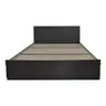 123-000245 Bed Olympus pakoworld with drawer in wenge color 150x200cm