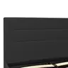 006-000057 Molito pakoworld velvet bed in black shade with storage space 120x200cm