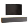176-000058 ТВ комода Dello ѕидна во боја антрацит-сонома 180x31,6x29,6 cm