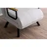 859FTN2836 Фотеља Sando Single - Teddy Fabric - White