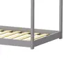 370-000003 Детски кревет Монтесори Нино Сив 90x190cm