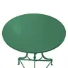 243-000087 Трпезариска маса ALASKA green D70x72cm