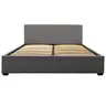 006-000043 Брачен кревет MONARCA темно сива 160x200cm